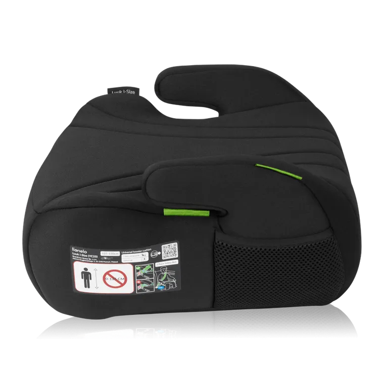 Lionelo, Luuk, fotelik samochodowy, Black, 125-150 cm