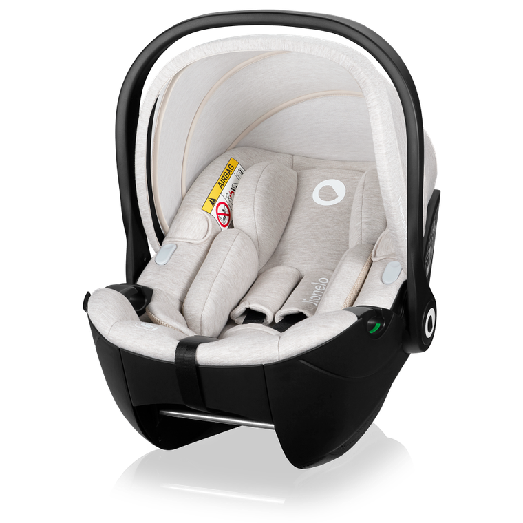 Lionelo, Moxie, i-Size, fotelik samochodowy, Beige Sand, 40-87 cm