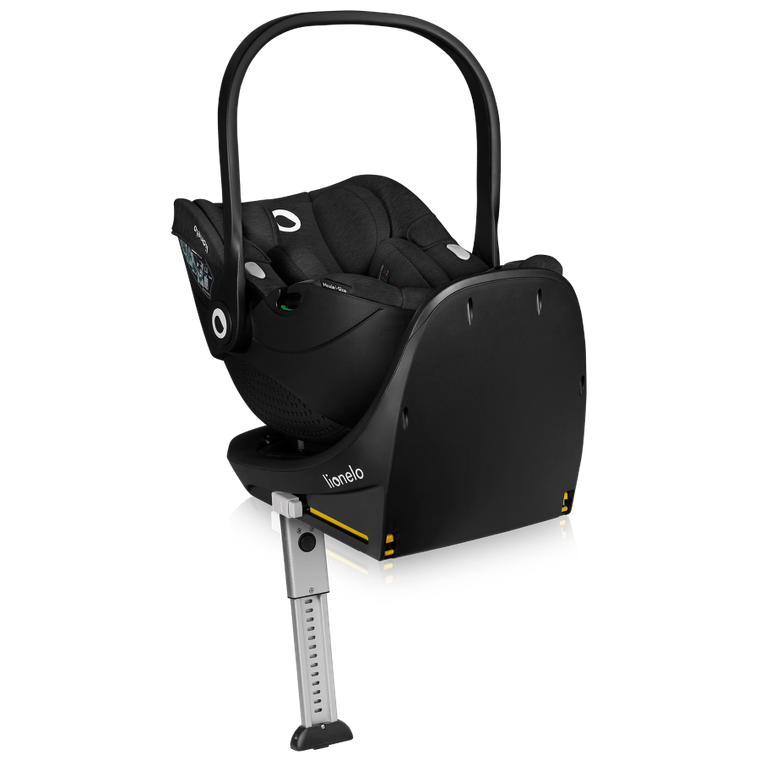 Lionelo, Moxie, i-Size, fotelik samochodowy z bazą, Black Carbon, 40-87 cm