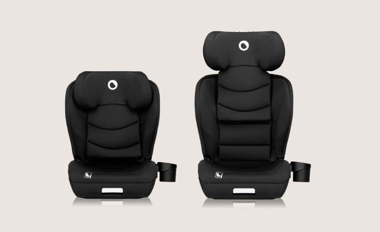 Lionelo, Neal, fotelik samochodowy, i-Size, Black Carbon, 100-150 cm