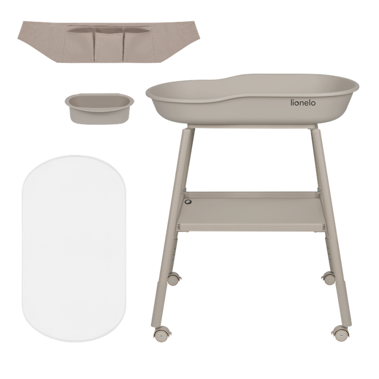 Lionelo, Rosie, mobilny przewijak, beige sand