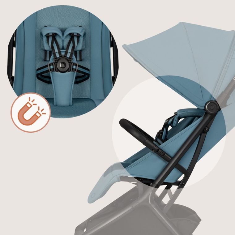 Lionelo, Sia, wózek spacerowy, blue sky