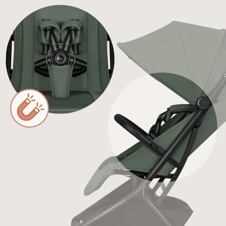 Lionelo, Sia, wózek spacerowy, emerald