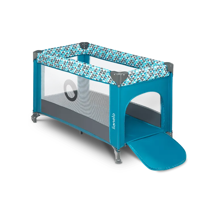 Lionelo, Stefi, łóżeczko turystyczne, Green Turquoise