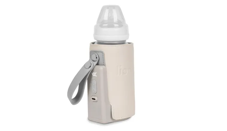 Lionelo, ThermUp Go, przenośny podgrzewacz do butelek, Beige Sand