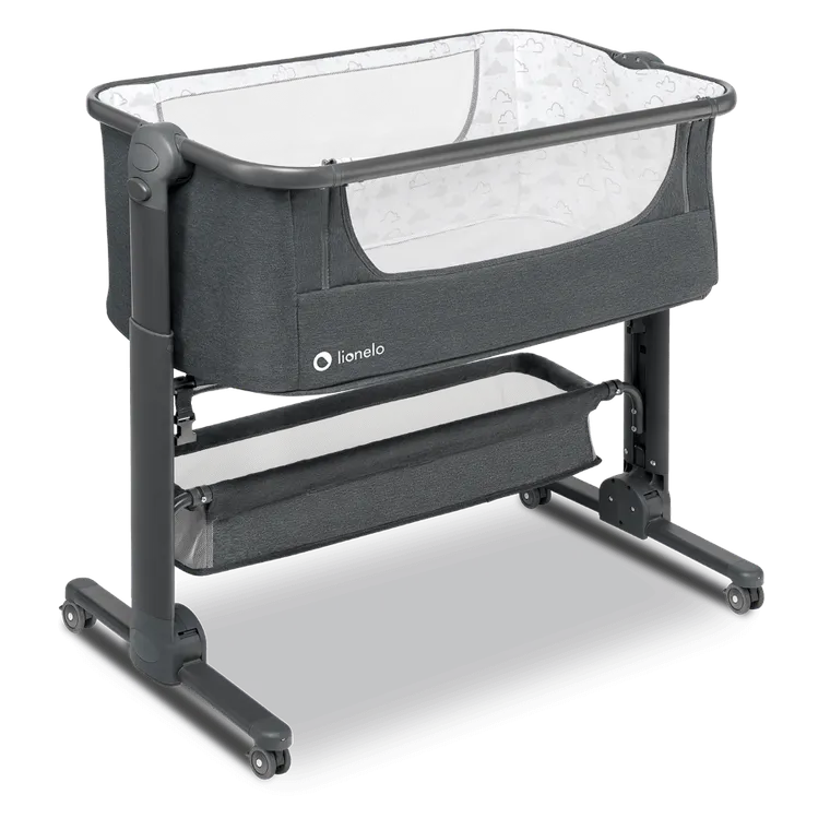 Lionelo, Timon, łóżeczko dostawne, Graphite