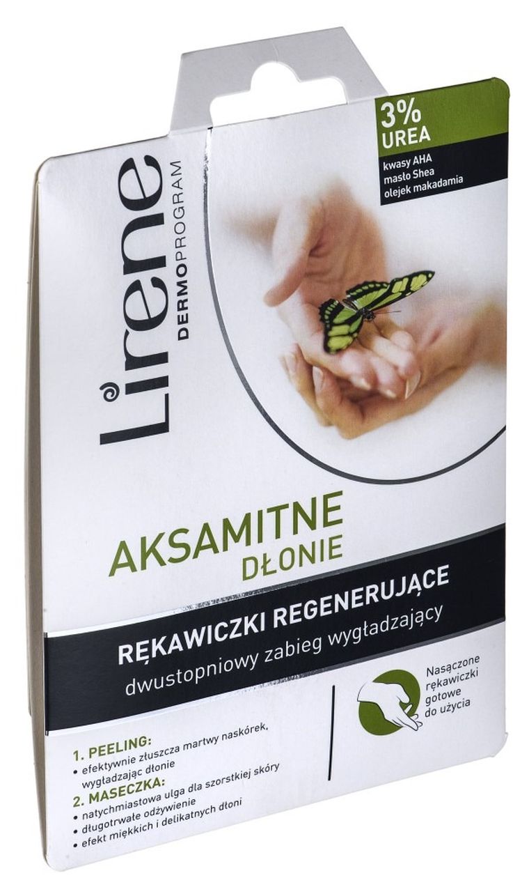 Lirene, Aksamintne dłonie, rękawiczki do dłoni i paznokci, 17 g