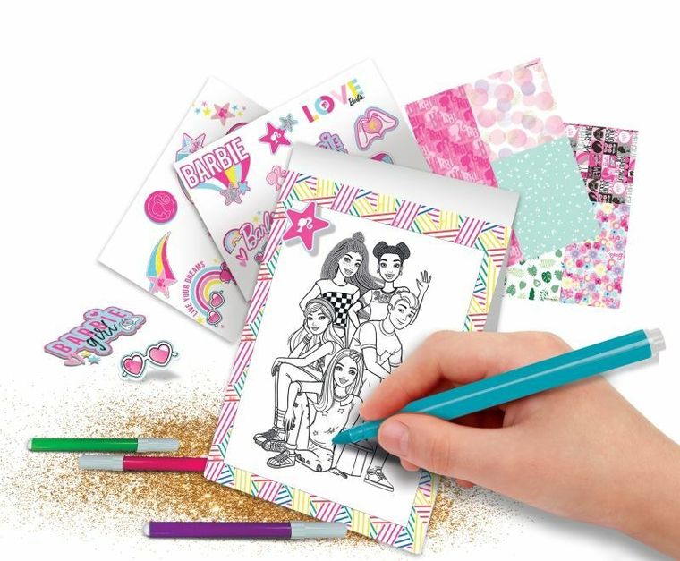 Lisciani, Barbie, kreatywna walizeczka