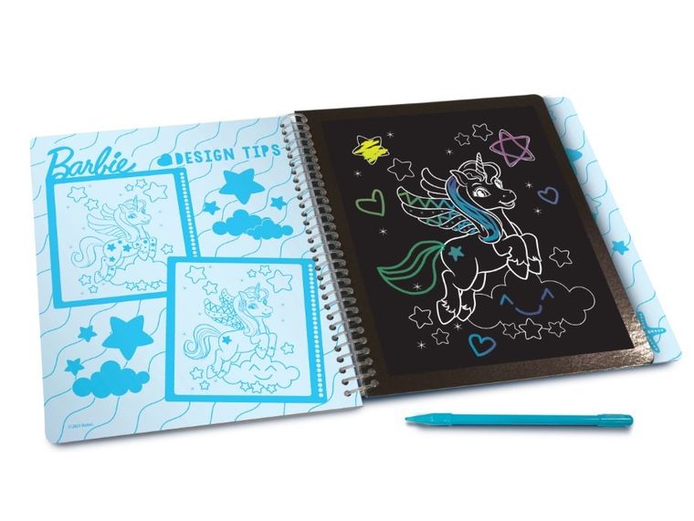 Lisciani, Barbie, Mer-Mazing Scratch Reveal, zestaw kreatywny