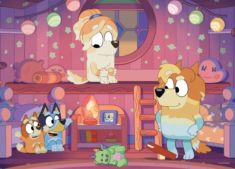 Lisciani, Bluey, puzzle dwustronne, 24 elementy