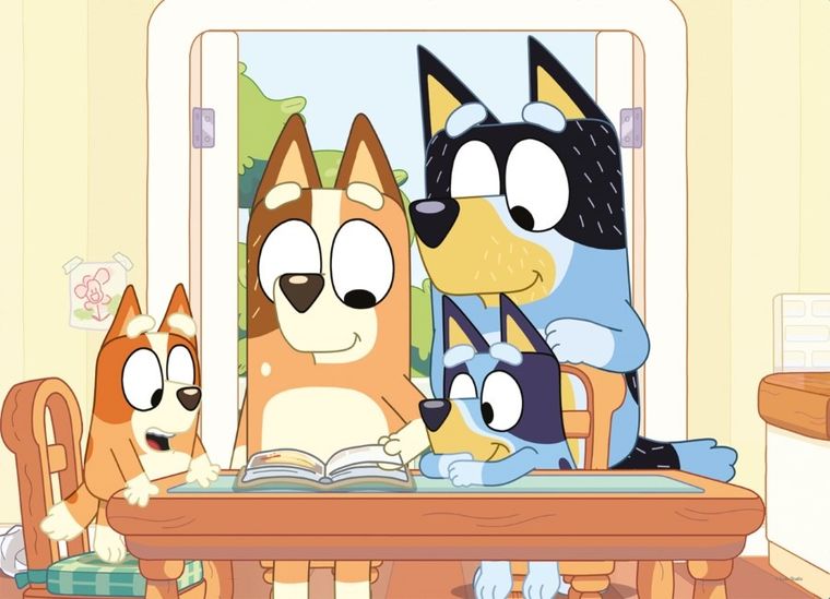 Lisciani, Bluey, puzzle dwustronne, 24 elementy