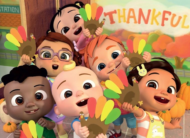 Lisciani, CoComelon, 1,2,3, dwustronne puzzle podłogowe, 60 elementów