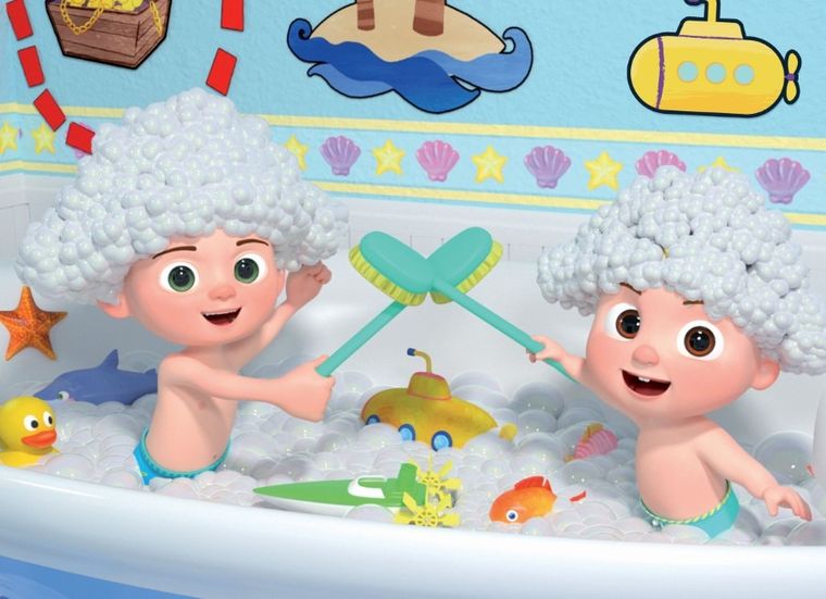 Lisciani, CoComelon, Czas coś zbudować, dwustronne puzzle podlogowe, 2-12 elementów