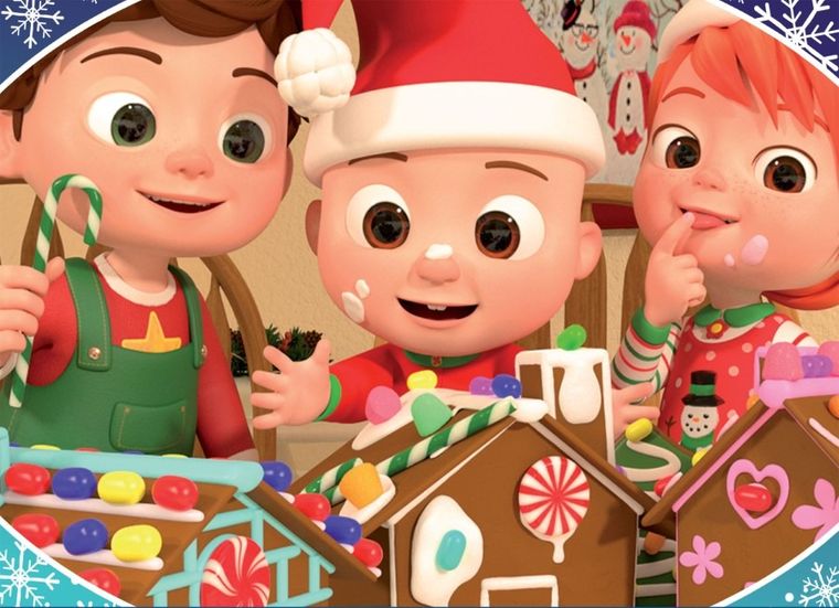 Lisciani, CoComelon, Dzień zaczyna się od piosenki, dwustronne puzzle podłogowe, 2-24 elementy