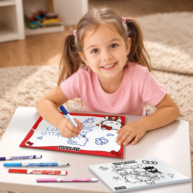 Lisciani, Hello Kitty and Friends, Szkoła Rysowania, zestaw artystyczny