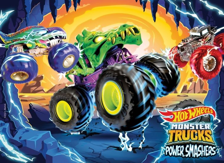 Lisciani, Hot Wheels, puzzle dwustronne, 24 elementy