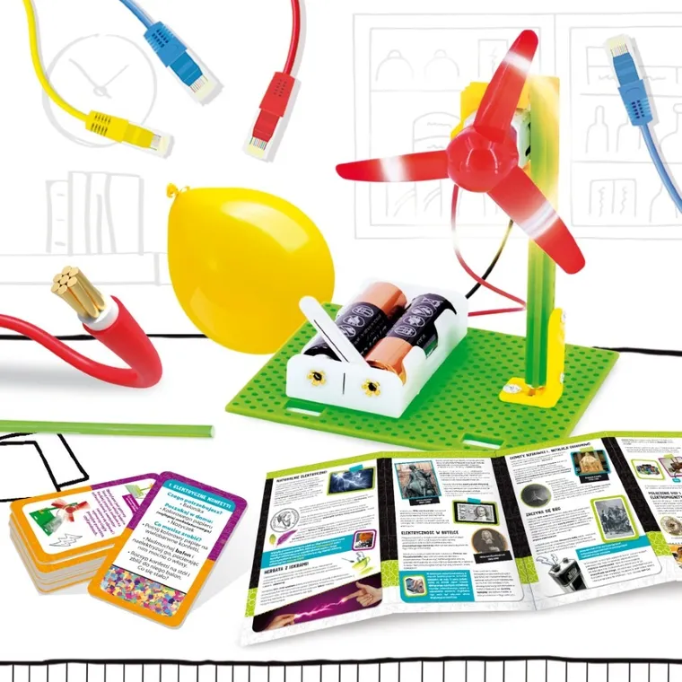 Lisciani, I'm a Genius, Ekseprymenty z Elektrycznością, zestaw naukowy