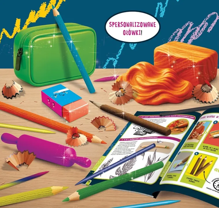 Lisciani, I'm a Genius, Manufaktura ołówków, zestaw kreatywny