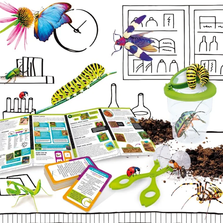 Lisciani, I'm a Genius, Nauka o insektach, zestaw kreatywny