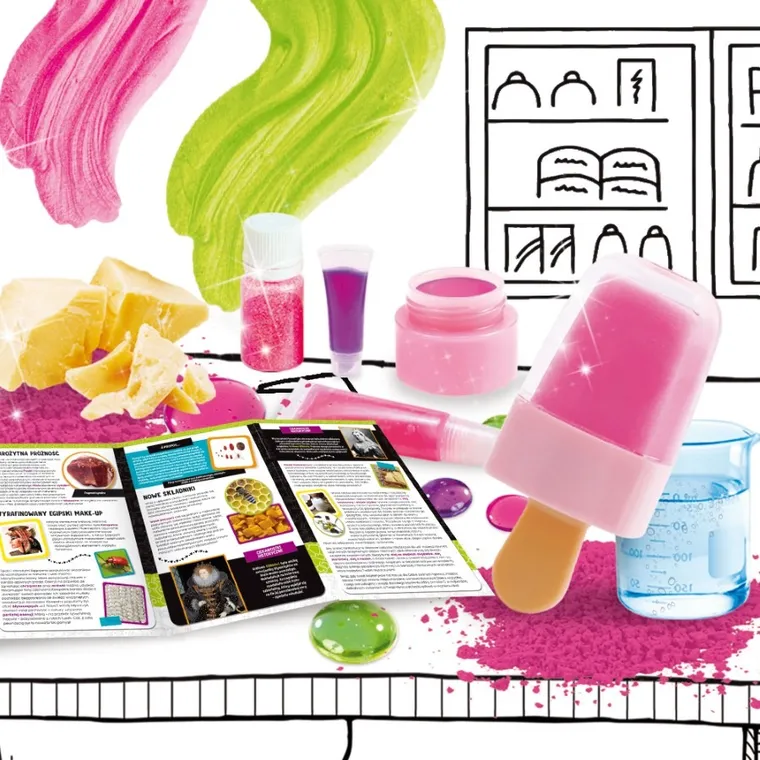 Lisciani, I'm a Genius, Niezwykłe błyszczyki, zestaw kreatywny