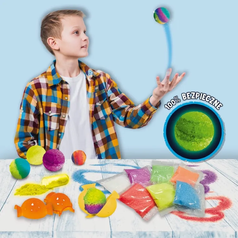 Lisciani, I'm a genius, Niezwykłe piłeczki, zestaw naukowy