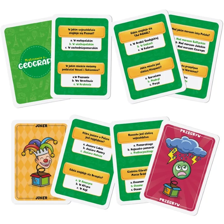 Lisciani, I'm a Genius, Talent School, Mistrzowie z geografii, gra edukacyjna
