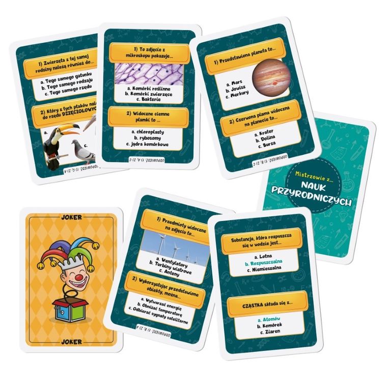 Lisciani, I'm a Genius, Talent School, Mistrzowie z nauk przyrodniczych, gra edukacyjna