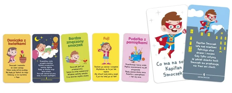 Lisciani, Life skills dla dzieci, Nauczę się nie korzystać ze smoczka, gra karciana