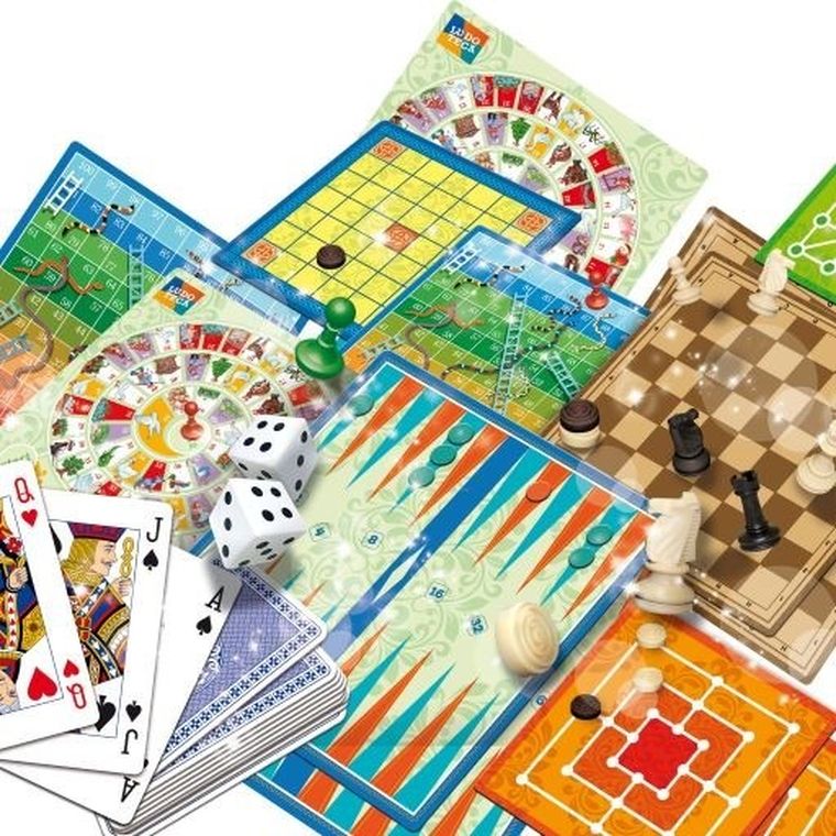 Lisciani, Ludoteca, Kolekcja gier, zestaw 100 gier