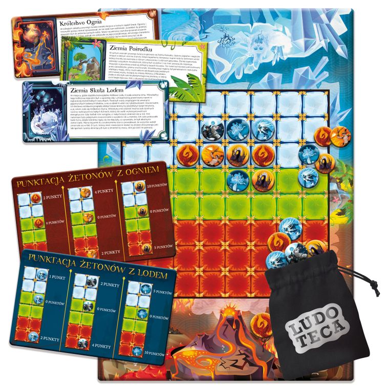 Lisciani, Ludoteca, Ogień i lód, gra rodzinna