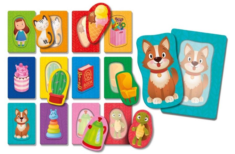 Lisciani, Montessori, Baby activity cards, gra edukacyjna