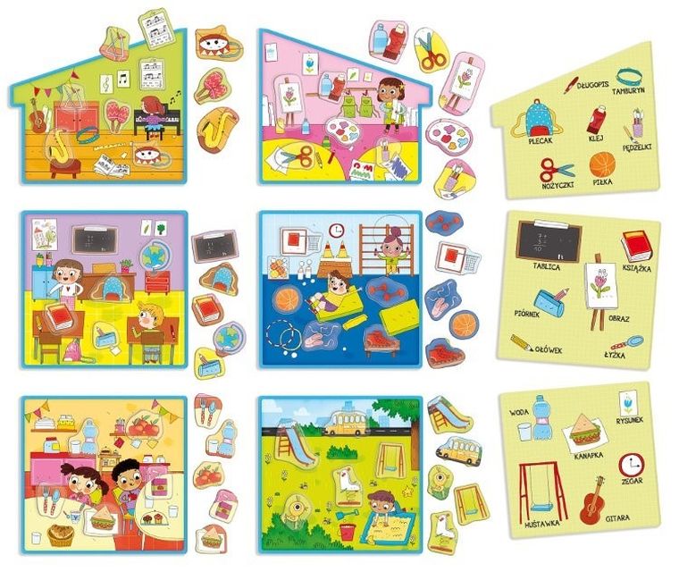 Lisciani, Montessori, Moja szkoła, gra familijna