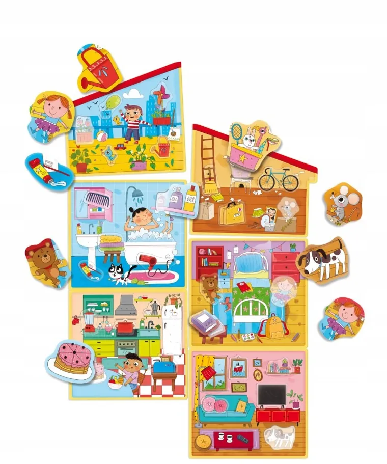 Lisciani, Montessori, ogromny dom, zestaw edukacyjny