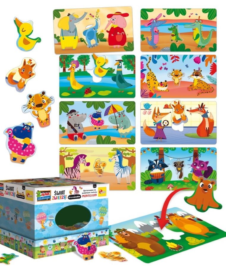 Lisciani, Montessori, Świat zwierząt