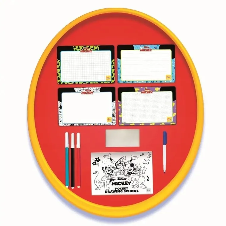 Lisciani, Myszka Miki, Kompaktowa Szkoła Rysowania, zestaw artystyczny