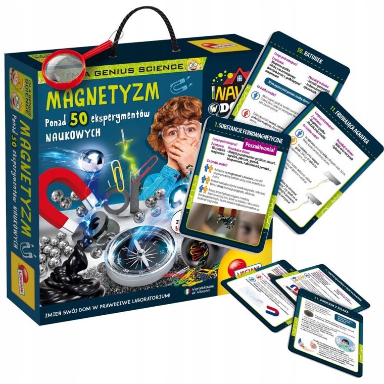 Lisciani, Nauka w domu, Magnetyzm, zestaw edukacyjny