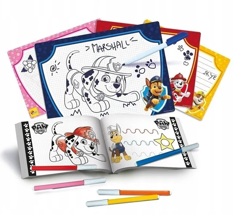 Lisciani, Psi Patrol, Szkoła Rysowania, zestaw artystyczny