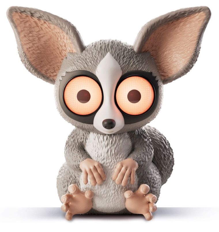 Lisciani, Rainy Days, Galago-Bush Baby, lampka LED