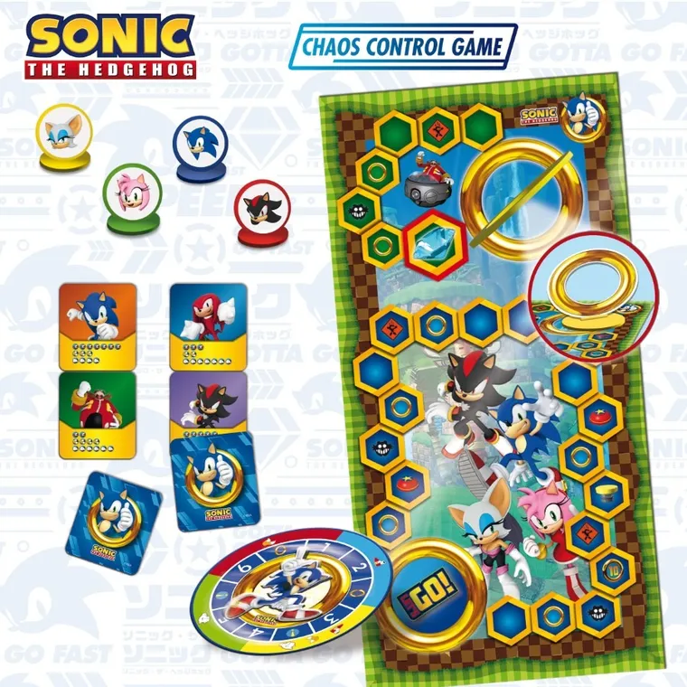 Lisciani, Sonic, Chaos Control Game, gra planszowa
