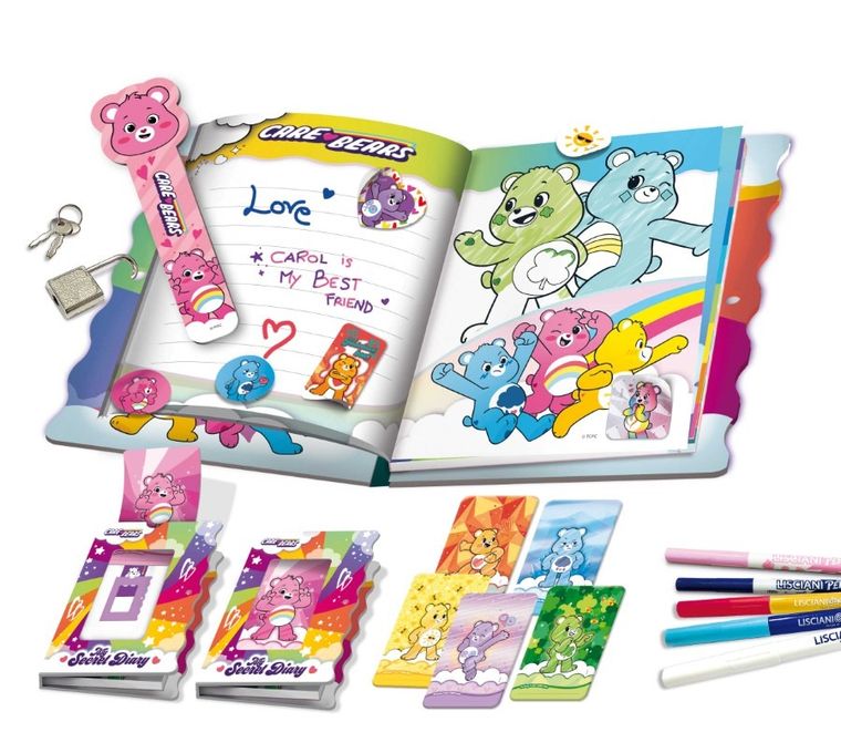 Lisciani, Troskliwe Misie, pamiętnik na kluczyk z markerem zmieniającym kolor