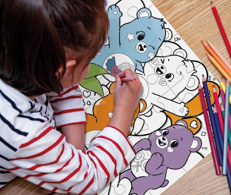 Lisciani, Troskliwe Misie, puzzle podłogowe maxi, dwustronne, 24 elementy