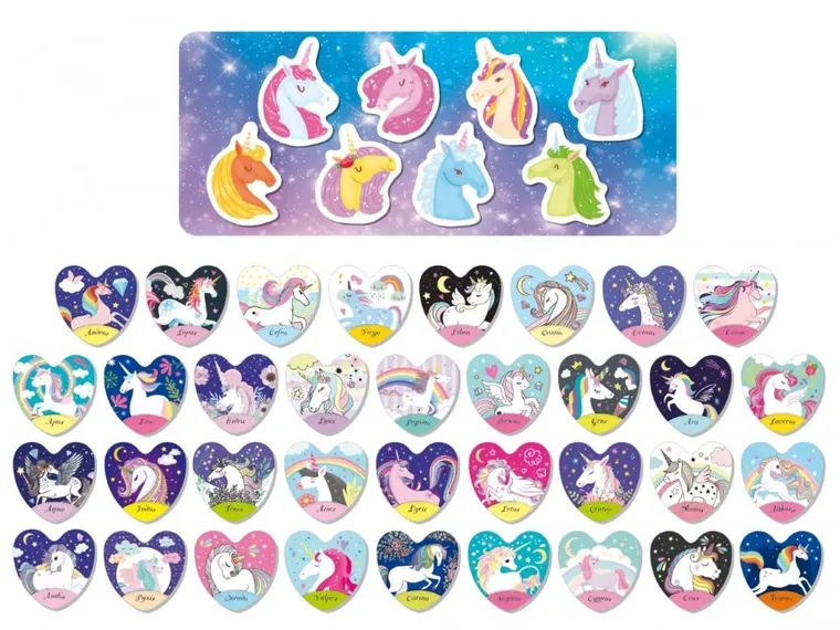 Lisciani, Unicorn, magiczne serduszka