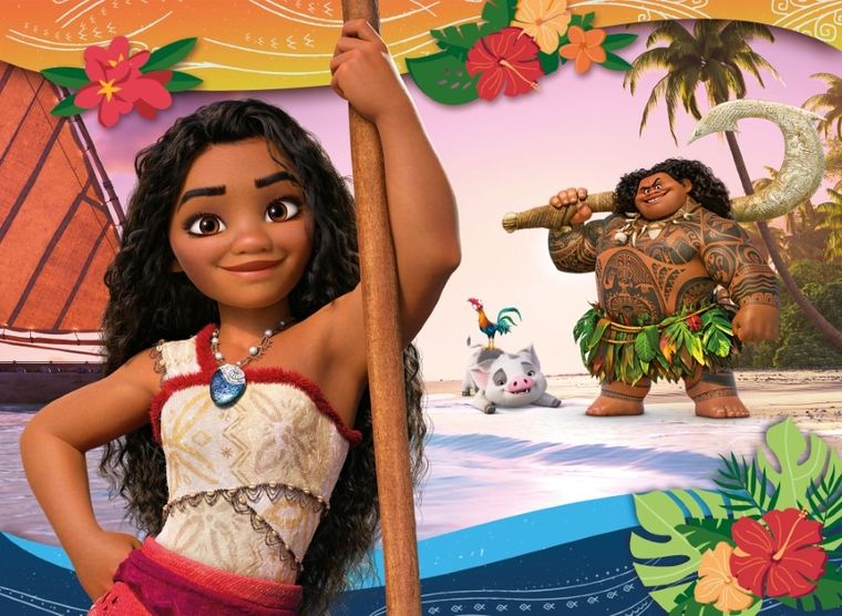 Lisciani, Vaiana 2, Eko, puzzle dwustronne, 48 elementów