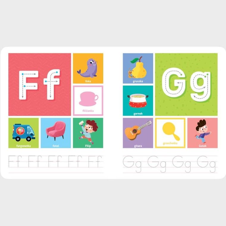 Literki malucha z naklejkami. Od 4 lat