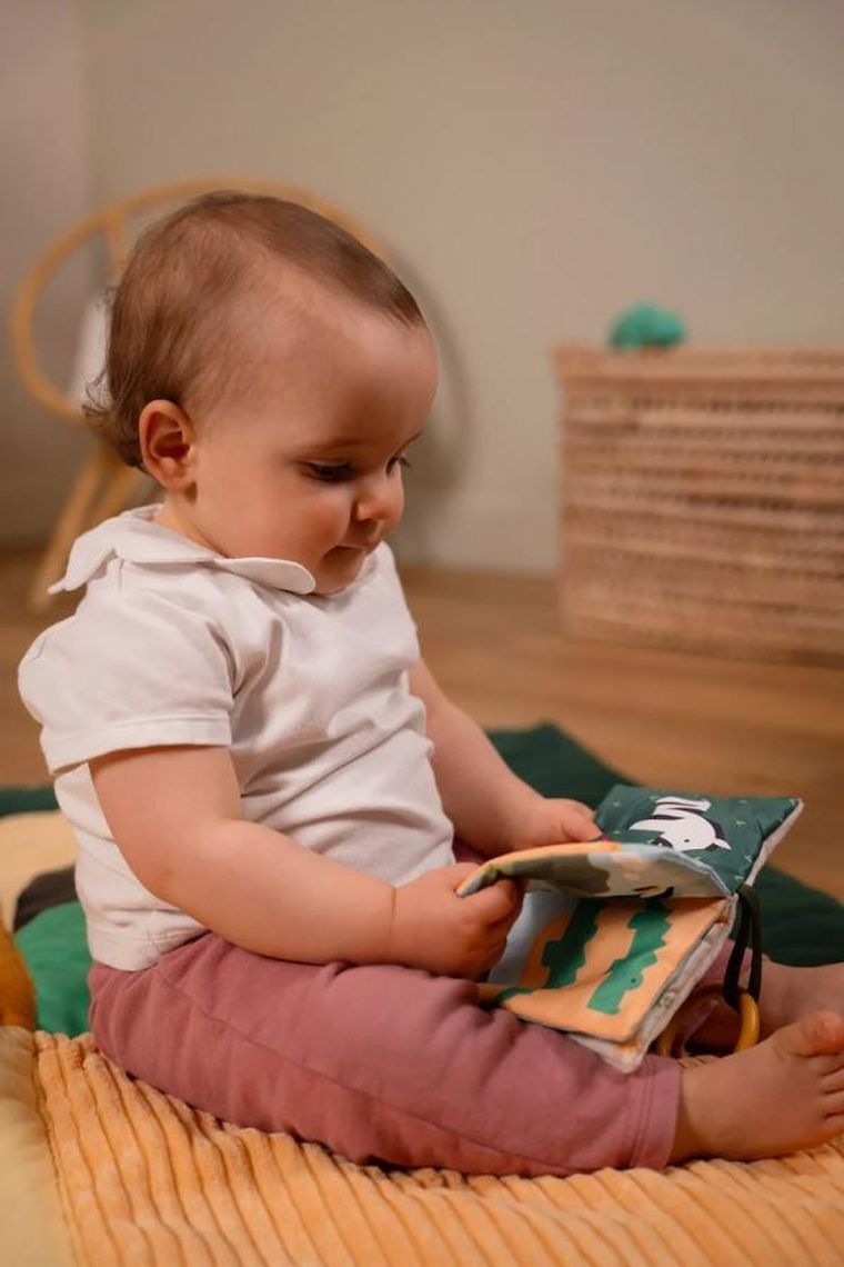 Little Big Friends, Dżungla, zestaw prezentowy dla niemowlaka, zabawki sensoryczne