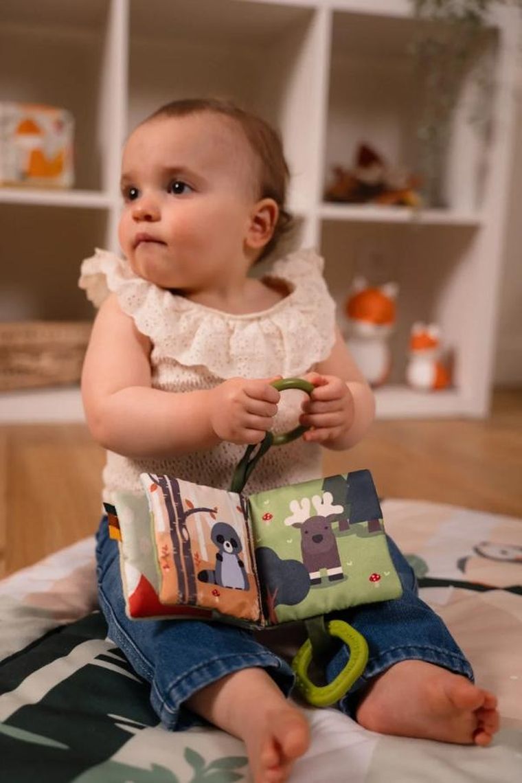 Little Big Friends, Las, zestaw prezentowy dla niemowlaka, zabawki sensoryczne