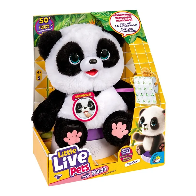 Little Live Pets, Moja Panda ChuChu, maskotka interaktywna robiąca kupkę