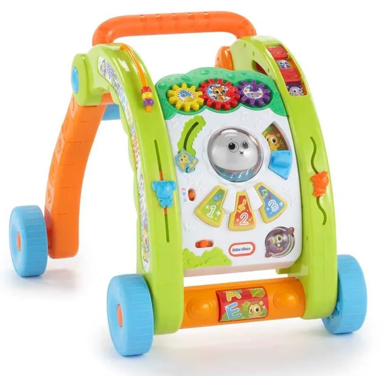 Little Tikes, chodzik i stół aktywności 3w1, zielony