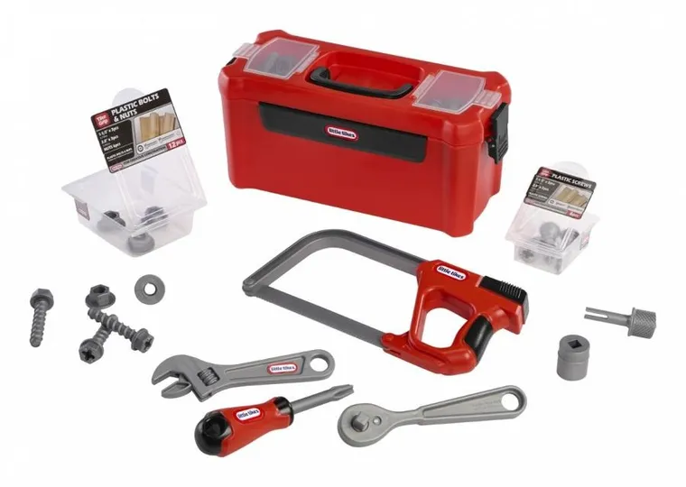 Little Tikes, Creative Construction, Tool Box Set, skrzynka z narzędziami