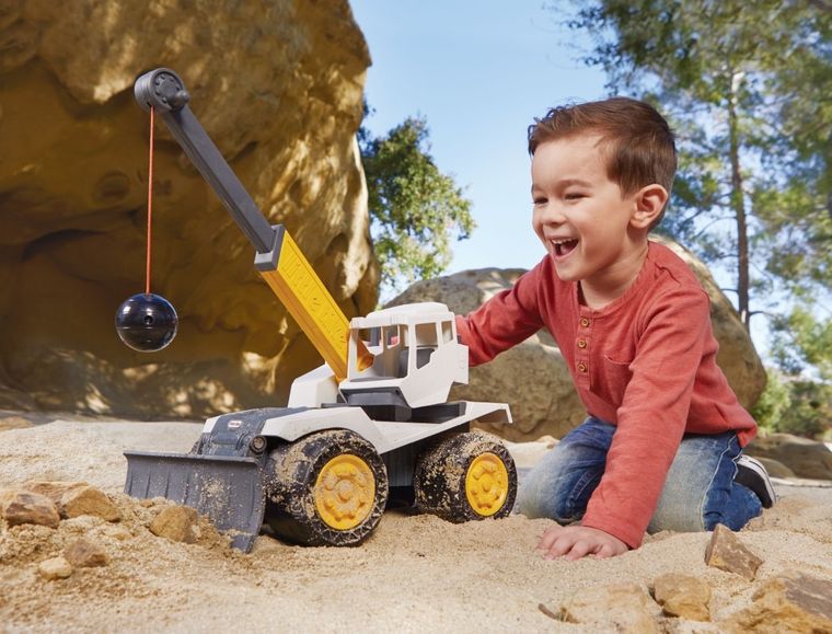 Little Tikes, Dirt Digger Minis, pojazd budowlany z kulą do wyburzania